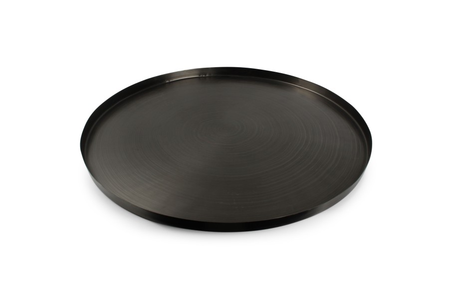 Home & Living Salt&Pepper | Decorative Dish 61Cm Black Swirl Servo