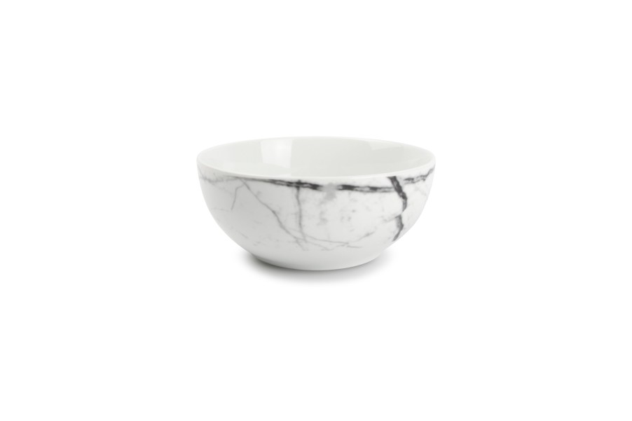 Table & Dining Salt&Pepper | Bowl 14Xh6Cm Marble Stone - Set/4