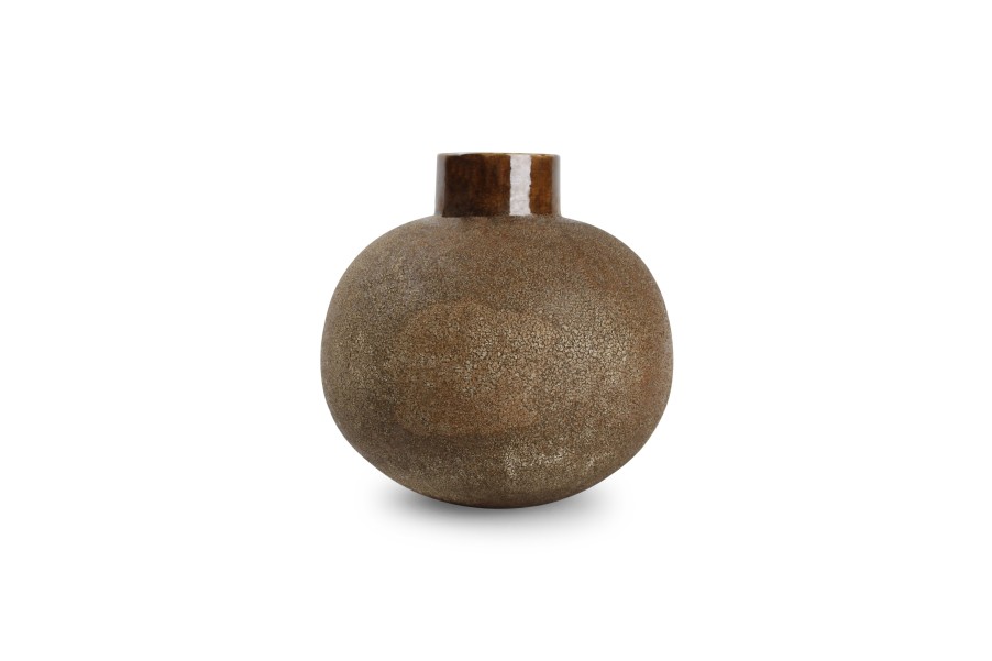 Home & Living Salt&Pepper | Vase 22Xh22Cm Rusty Bullet