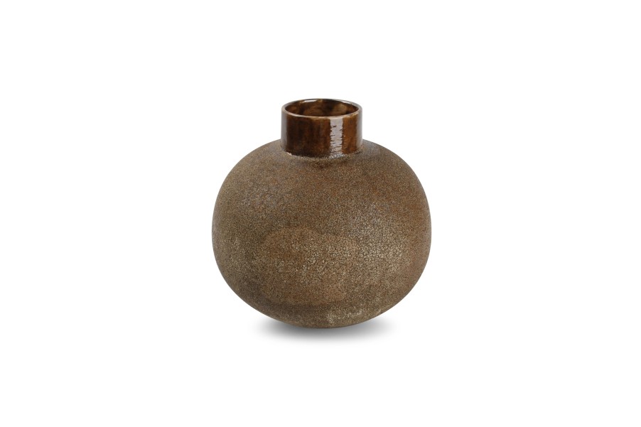 Home & Living Salt&Pepper | Vase 22Xh22Cm Rusty Bullet