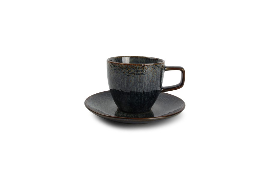 Coffee & Tea Salt&Pepper | Cup 20Cl And Saucer 14,5Cm Sapphire Mielo