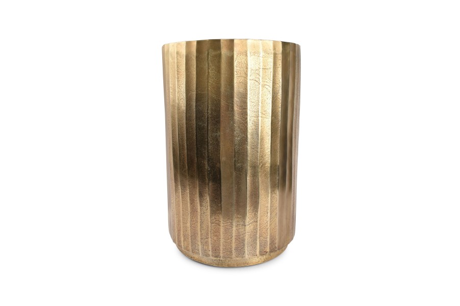 Home & Living Salt&Pepper | Side Table 31Xh48,5Cm Ribbed Gold Duro