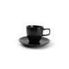 Coffee & Tea Salt&Pepper | Cup 20Cl And Saucer Black Mielo