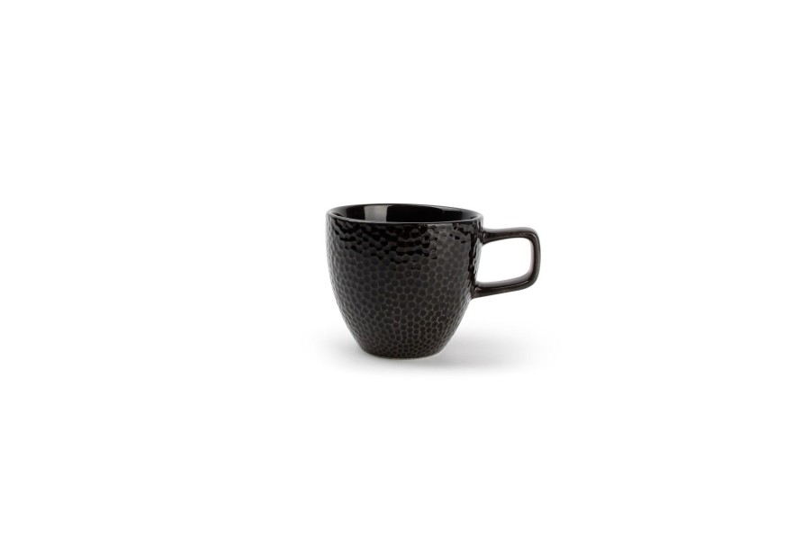 Coffee & Tea Salt&Pepper | Cup 20Cl And Saucer Black Mielo