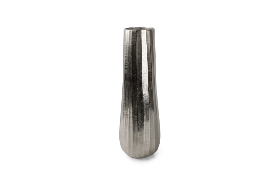 Home & Living Salt&Pepper | Vase 18Xh50Cm Silver Duro