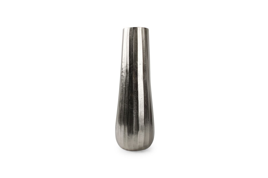 Home & Living Salt&Pepper | Vase 18Xh50Cm Silver Duro