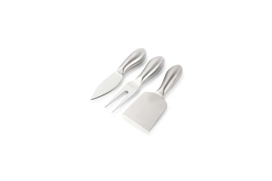 Kitchen & Cooking Salt&Pepper | Cheese Knive Set 3 Pieces Silver Fromage