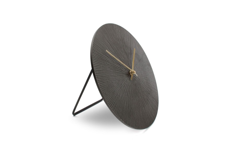 Home & Living Salt&Pepper | Table Clock 26Cm Black Ribble Zone