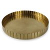 Home & Living Salt&Pepper | Decorative Dish 46Xh5Cm Gold Striped Servo