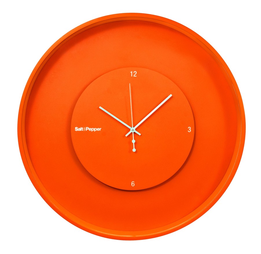 Home & Living Salt&Pepper | Clock 60Cm Orange Zone