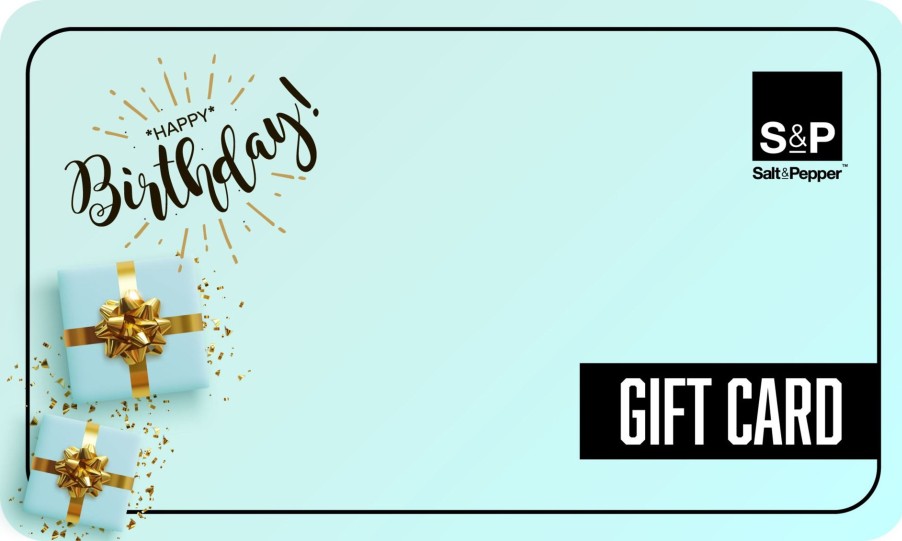 Gifts Salt&Pepper | Birthday Gift Card