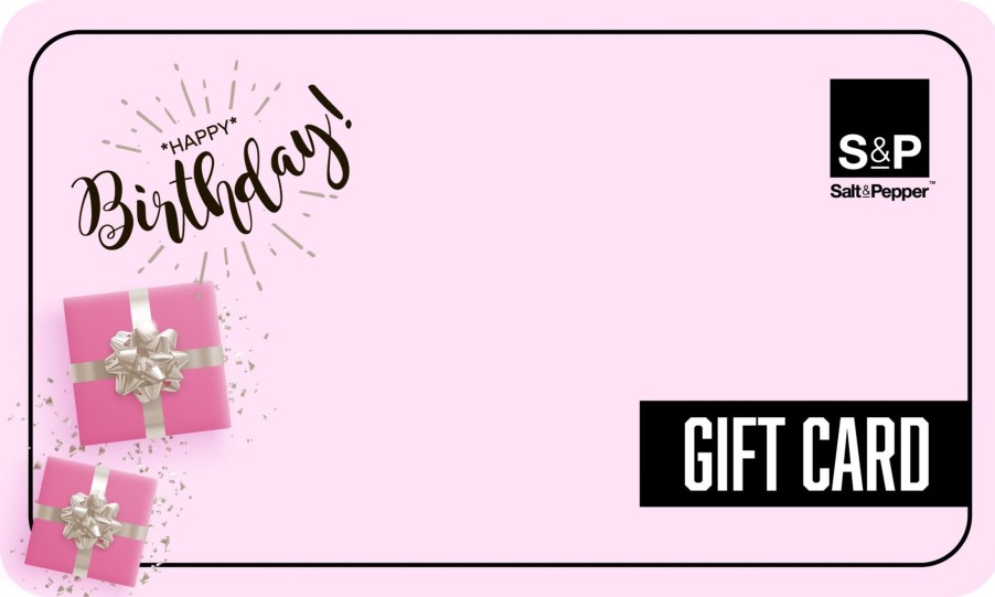 Gifts Salt&Pepper | Birthday Gift Card