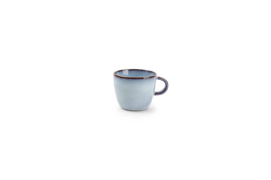 Coffee & Tea Salt&Pepper | Mocha Cup 9Cl And Saucer Light Blue Marrakesh