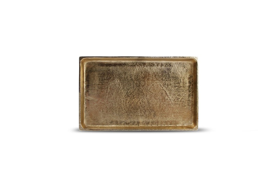 Home & Living Salt&Pepper | Decorative Dish 22X14Cm Gold Charm