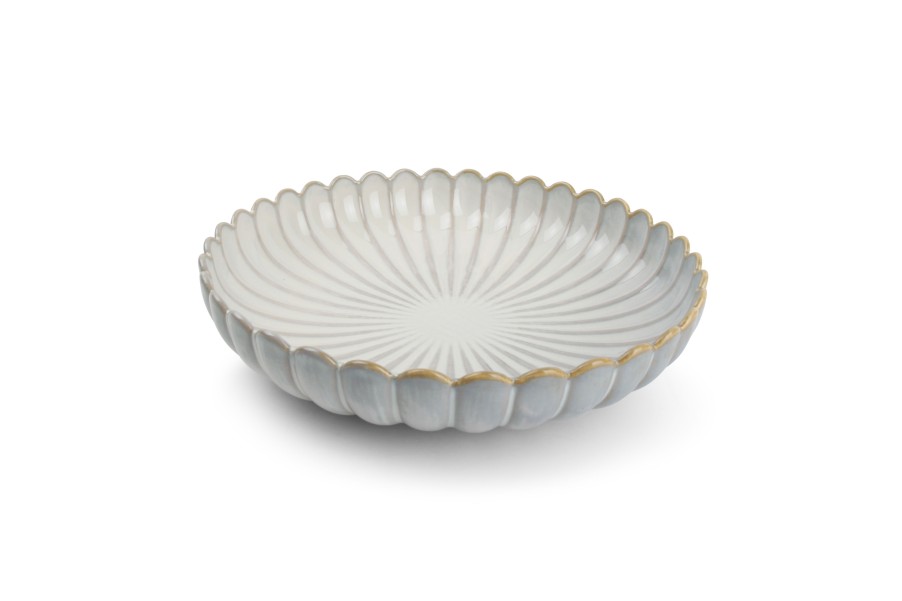 Table & Dining Salt&Pepper | Deep Plate 24Xh5Cm Nuance White Lotus