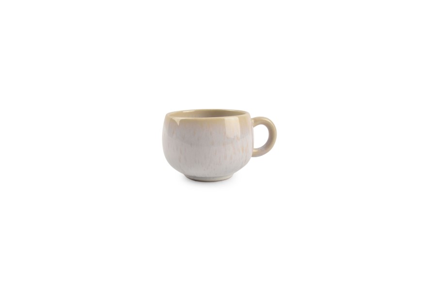 Coffee & Tea Salt&Pepper | Mocha Cup 8Cl Pearl Curvy