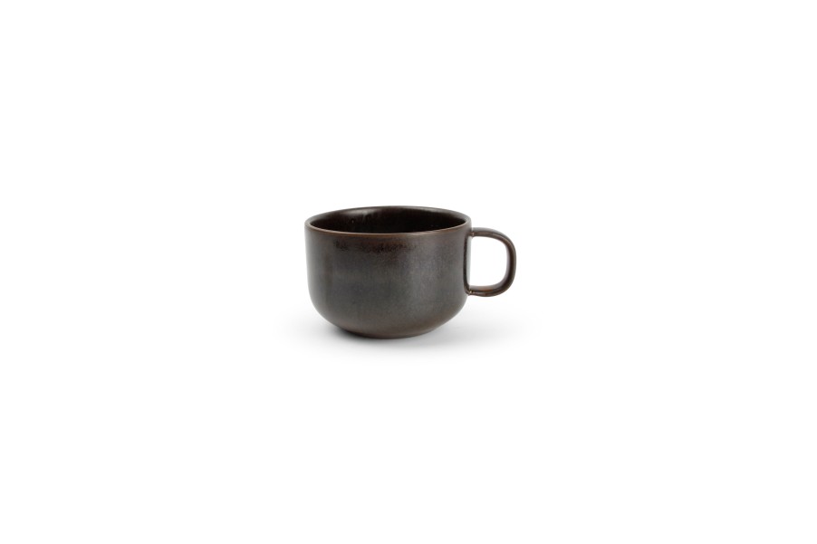 Coffee & Tea Salt&Pepper | Cup 24Cl And Saucer Chocolate Tabo