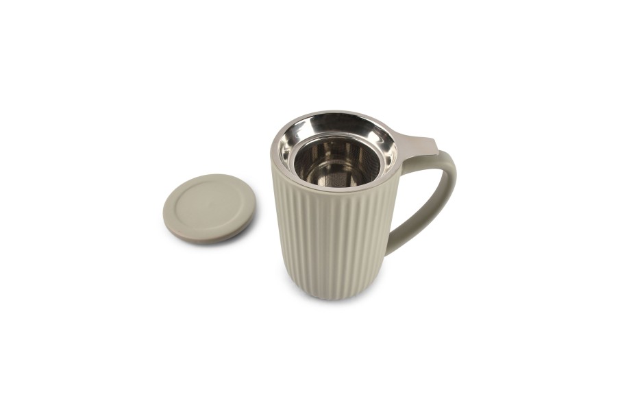 Coffee & Tea Salt&Pepper | Tea Mug 60Cl Grey Hi!Tea