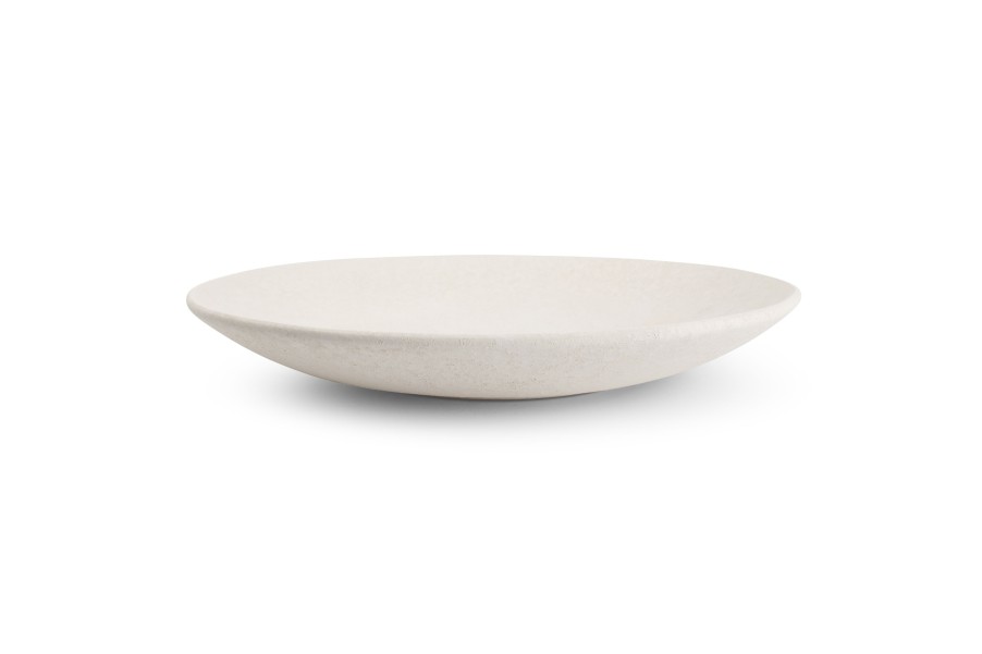 Home & Living Salt&Pepper | Decorative Dish 44Cm White Bullet