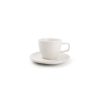 Coffee & Tea Salt&Pepper | Mocha Cup 10Cl And Saucer White Mielo